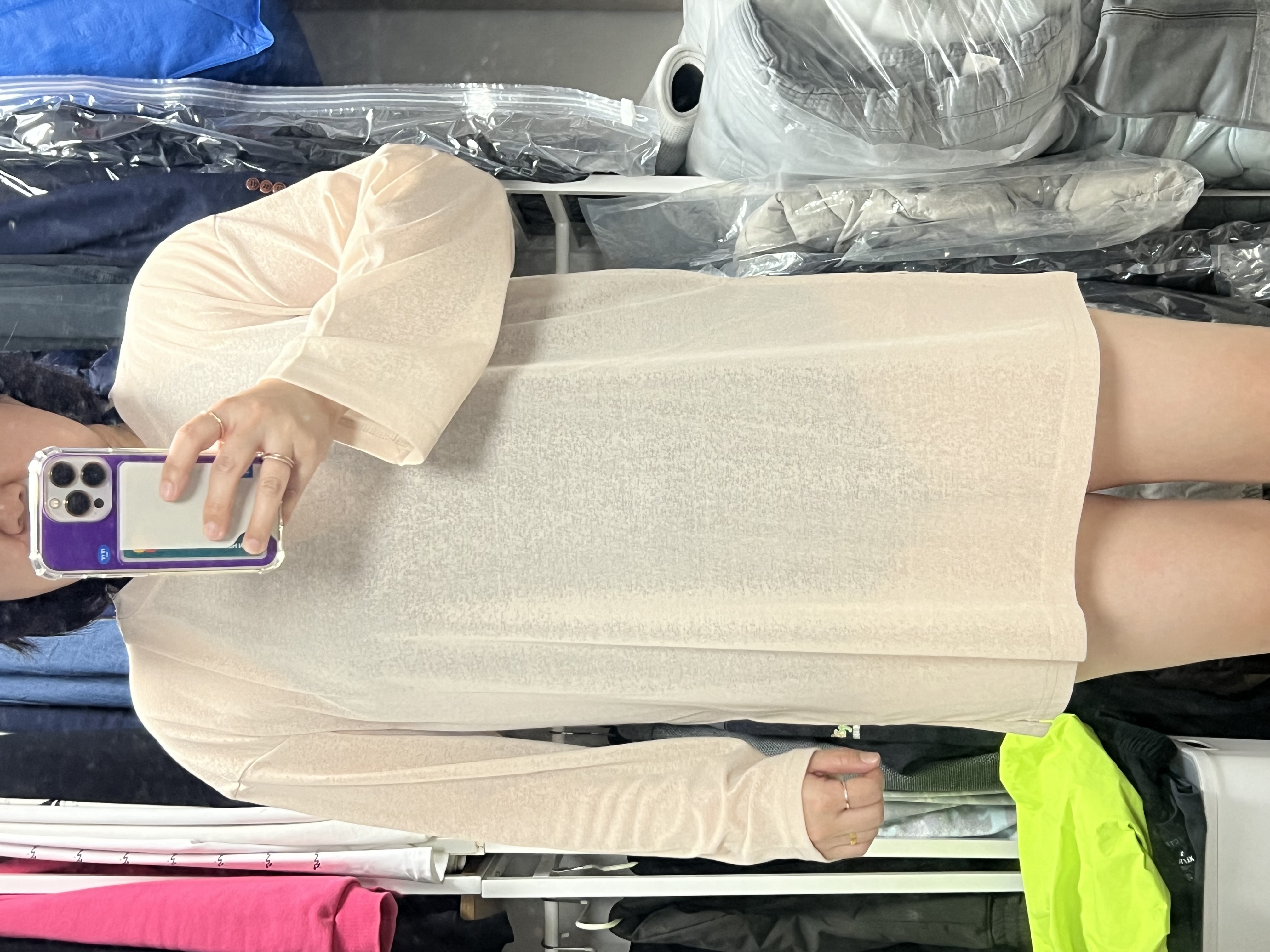 쿨링 루즈핏 커버업 티셔츠[비키니/모노키/수영복/비치웨어/트임/롱티/시스루/박스] TS18828F 상세 이미지 32